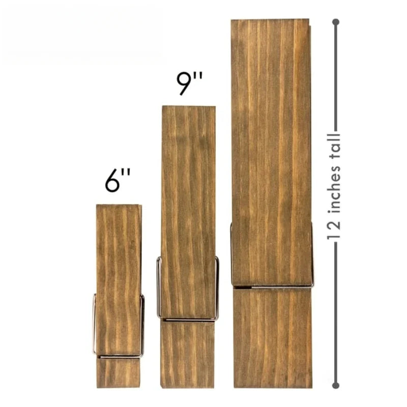 Wooden Giant Towel Clip Wall-Mounted Bathroom Holder