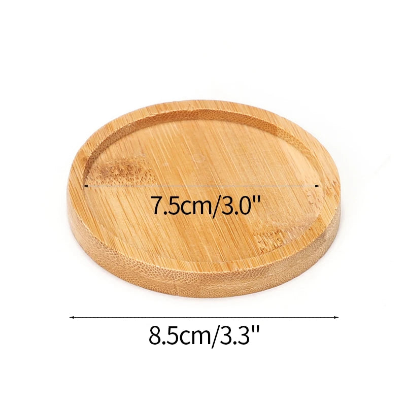 Eco Friendly Mini Bamboo Tray For Cups And Coasters