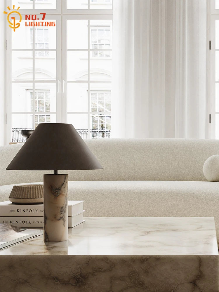 Italian Marble Table Lamp
