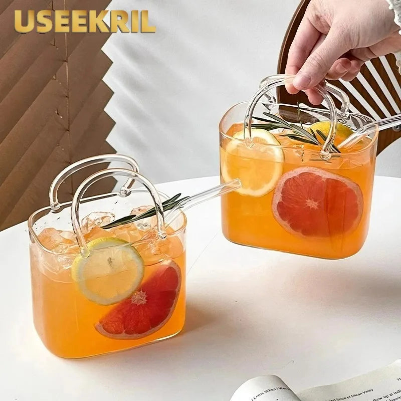 Portable Handbag Cocktail Glass delivers stylish on-the-go sipping with a built-in straw, a fun, versatile bar accessory kit that elevates every party, Shop now