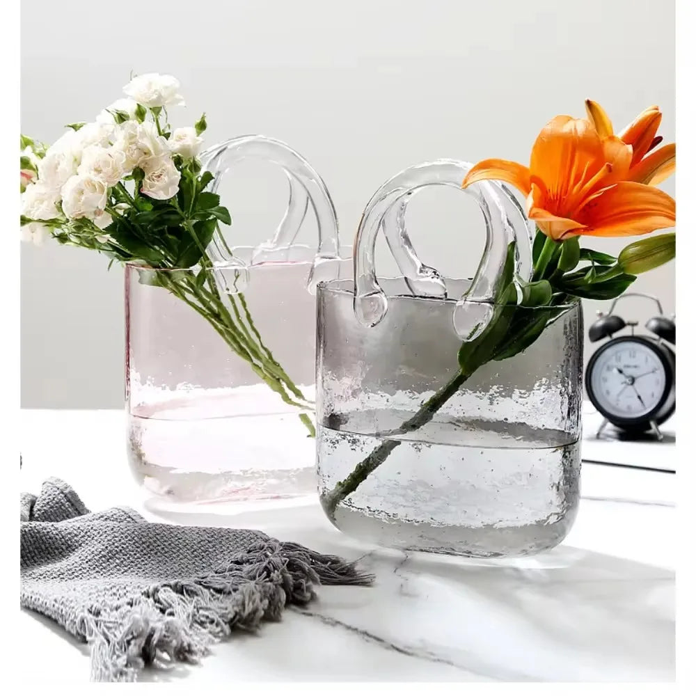 Handbag Glass Vase