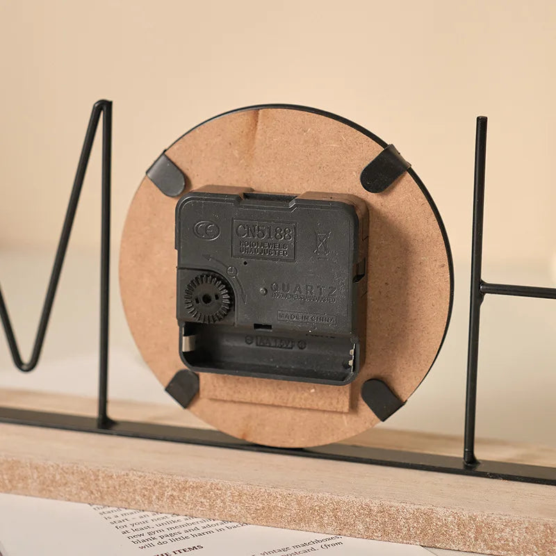 Handmade TV Cabinet Clock