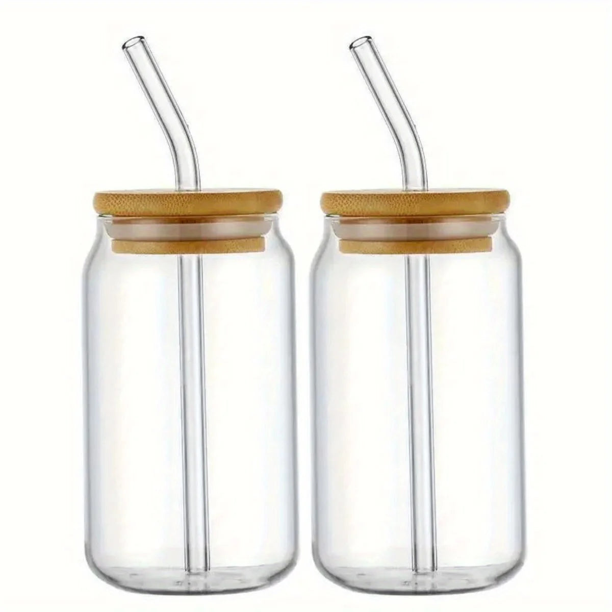 Can Shaped Glasses With Lids Straws