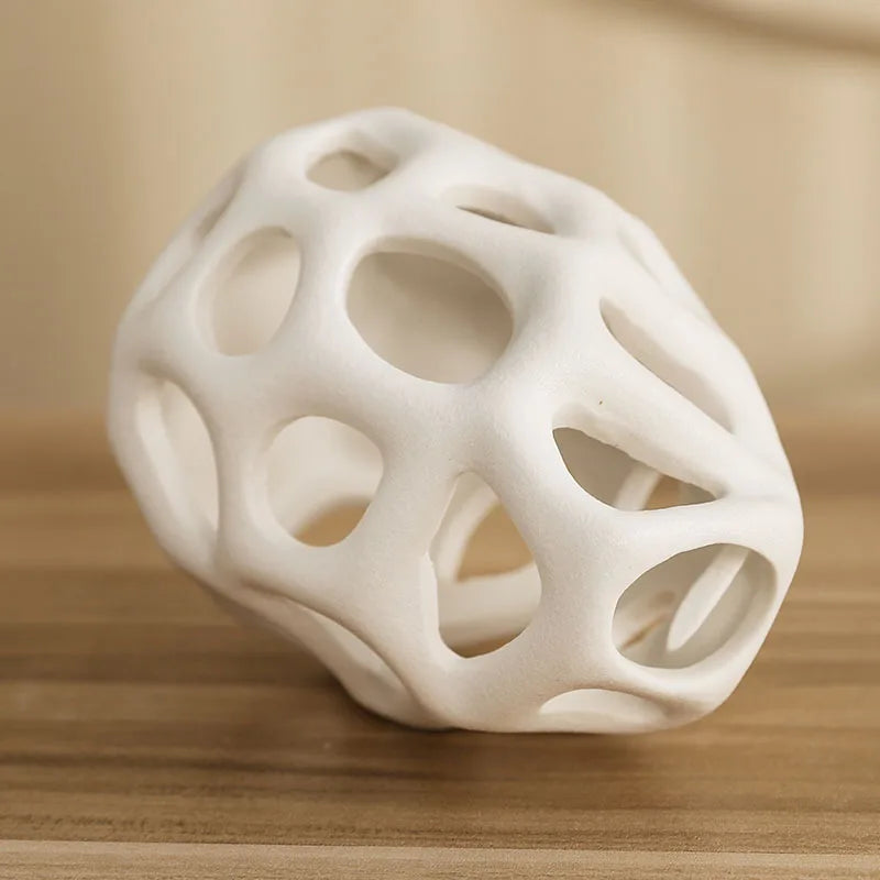 Hollow Out Ceramic Vase Set