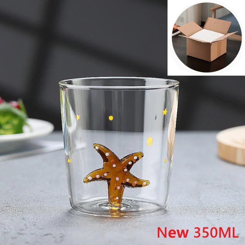 Artisanal Designer Ink Glass