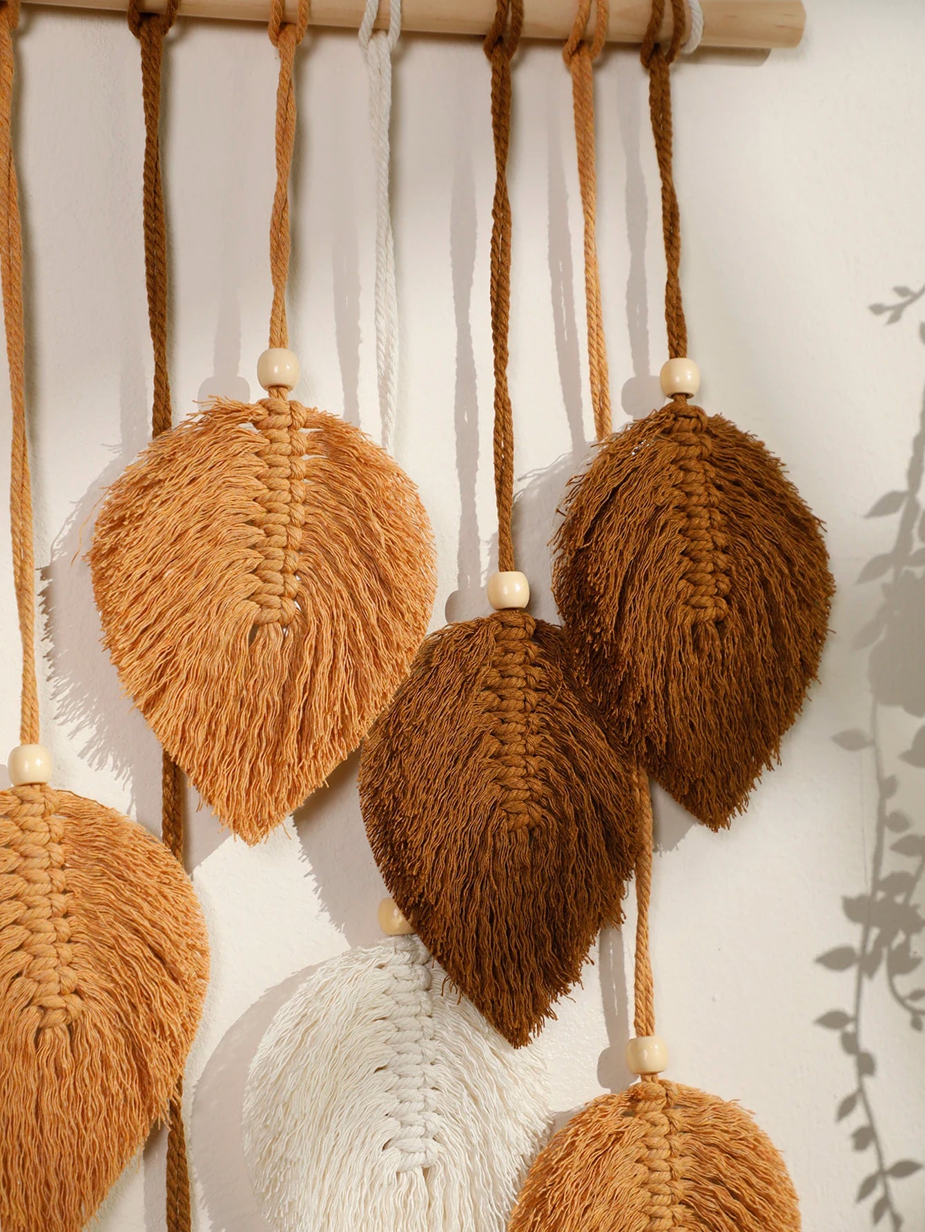 Leaf Macrame Tapestry Wall Decor