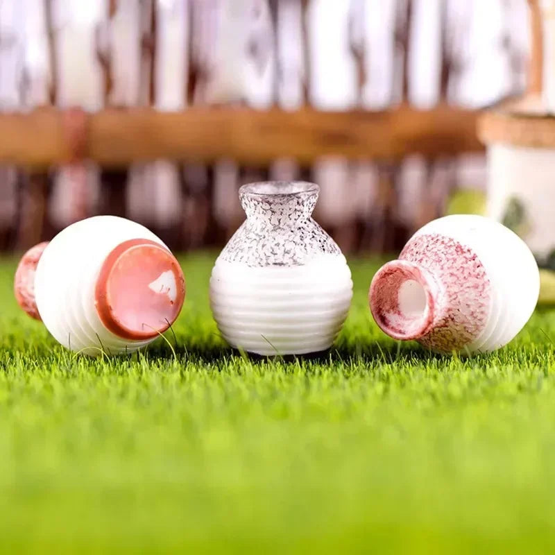 Miniature Resin Small Mouth Vase