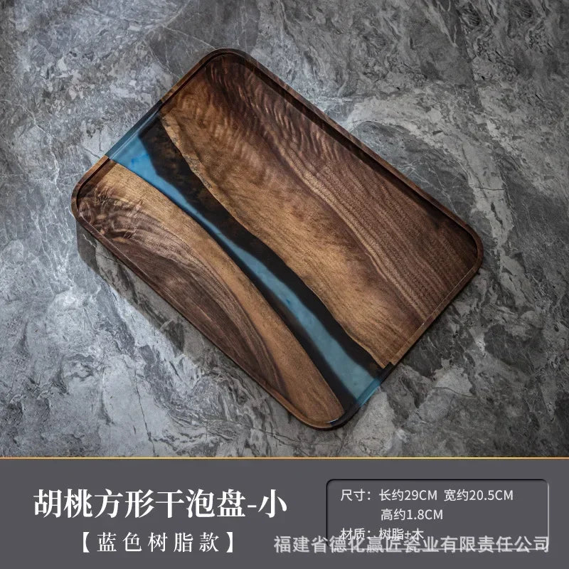 Handcrafted Black Walnut Tea Tray