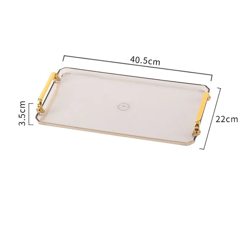 Clear Multifunctional Polypropylene Rectangular Tray