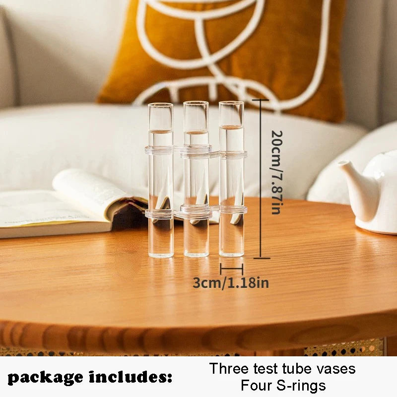 Hinged Glass Aquatic Plant Vase