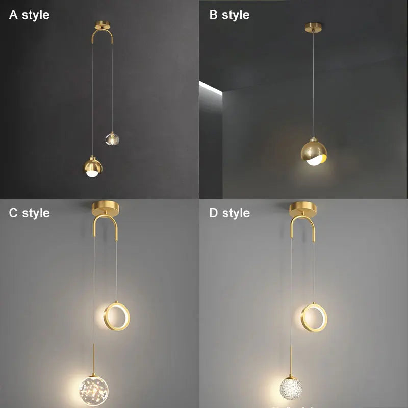Nordic Crystal LED Chandelier