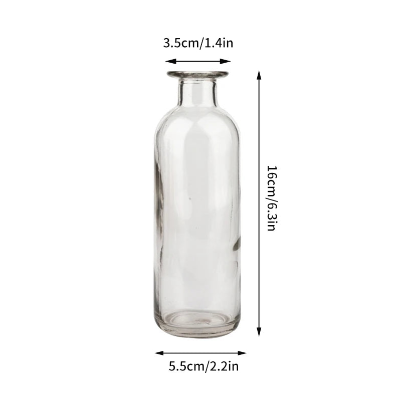 Brown Retro Glass Flower Vase