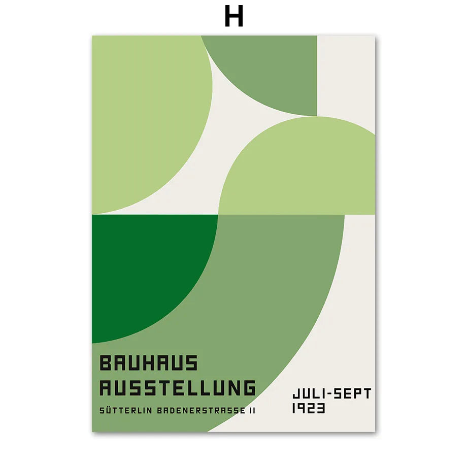 Decorative Bauhaus Wall Painting
