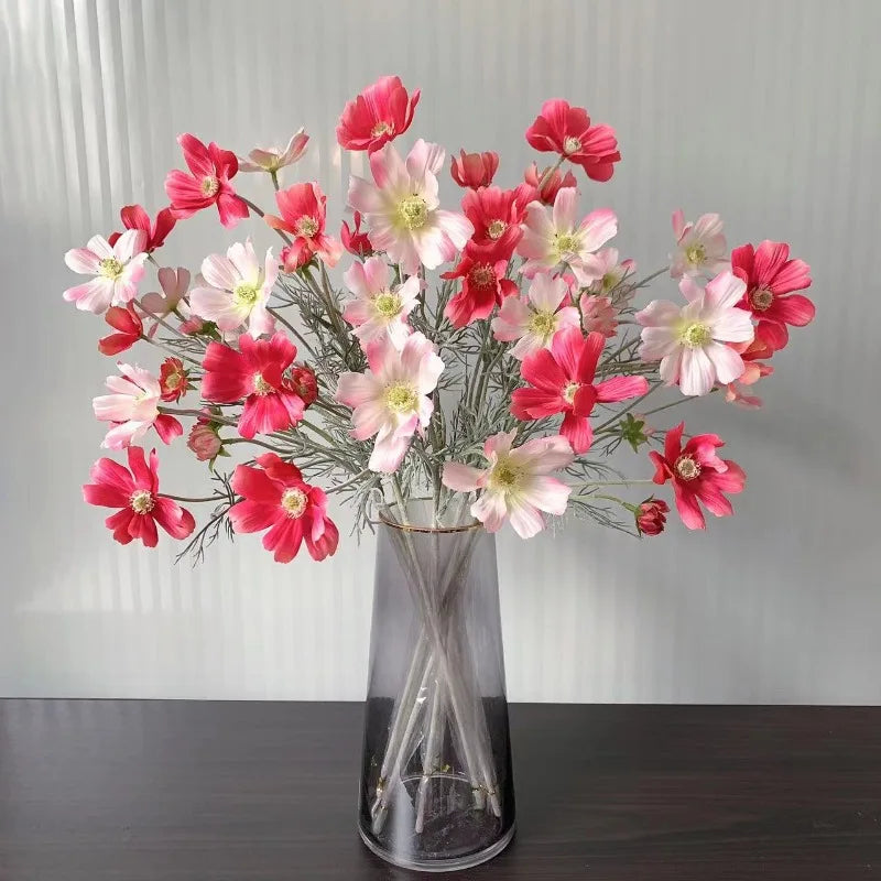 Artificial Cosmos Silk Flowers Bouquet