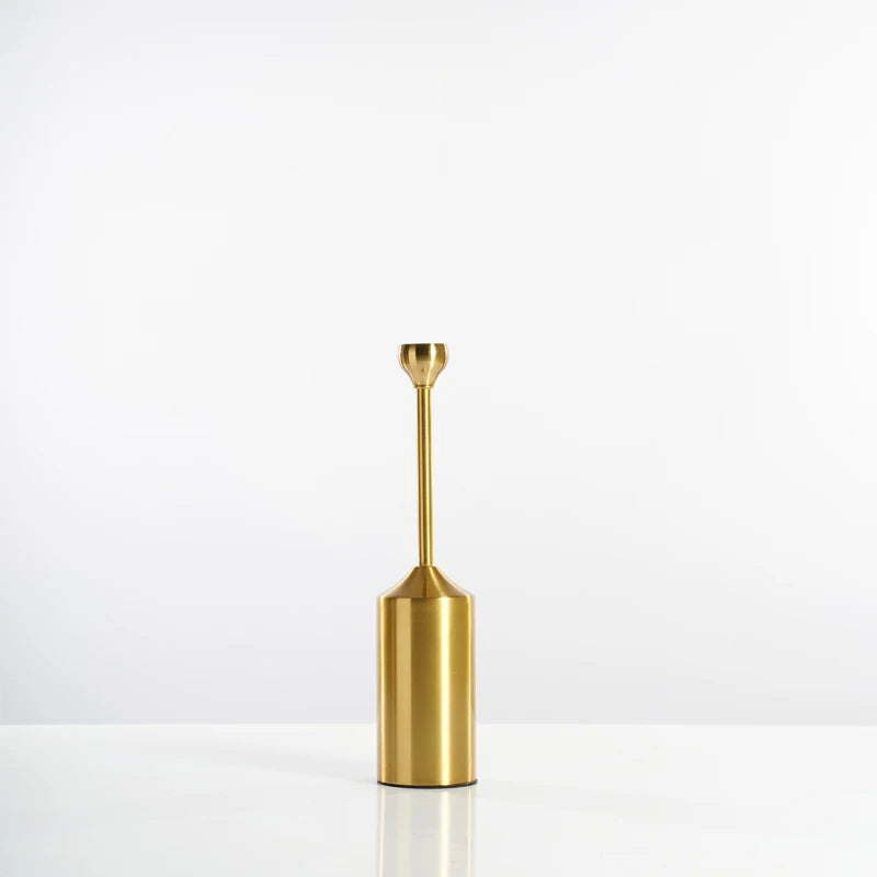 Gold Plated Metal Candle Holders