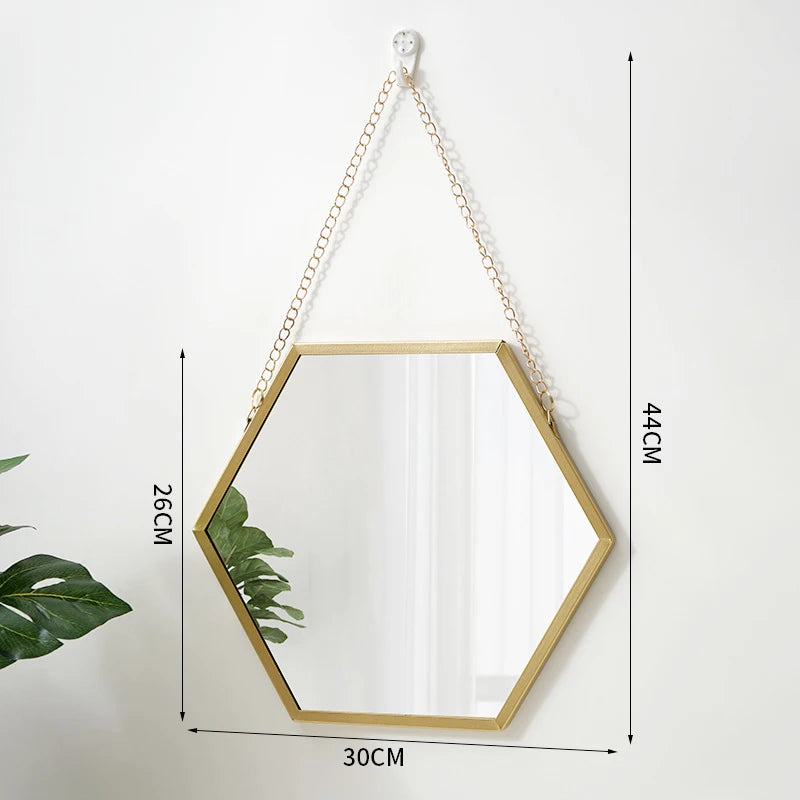 Hexagon Decorative Wall Mirror