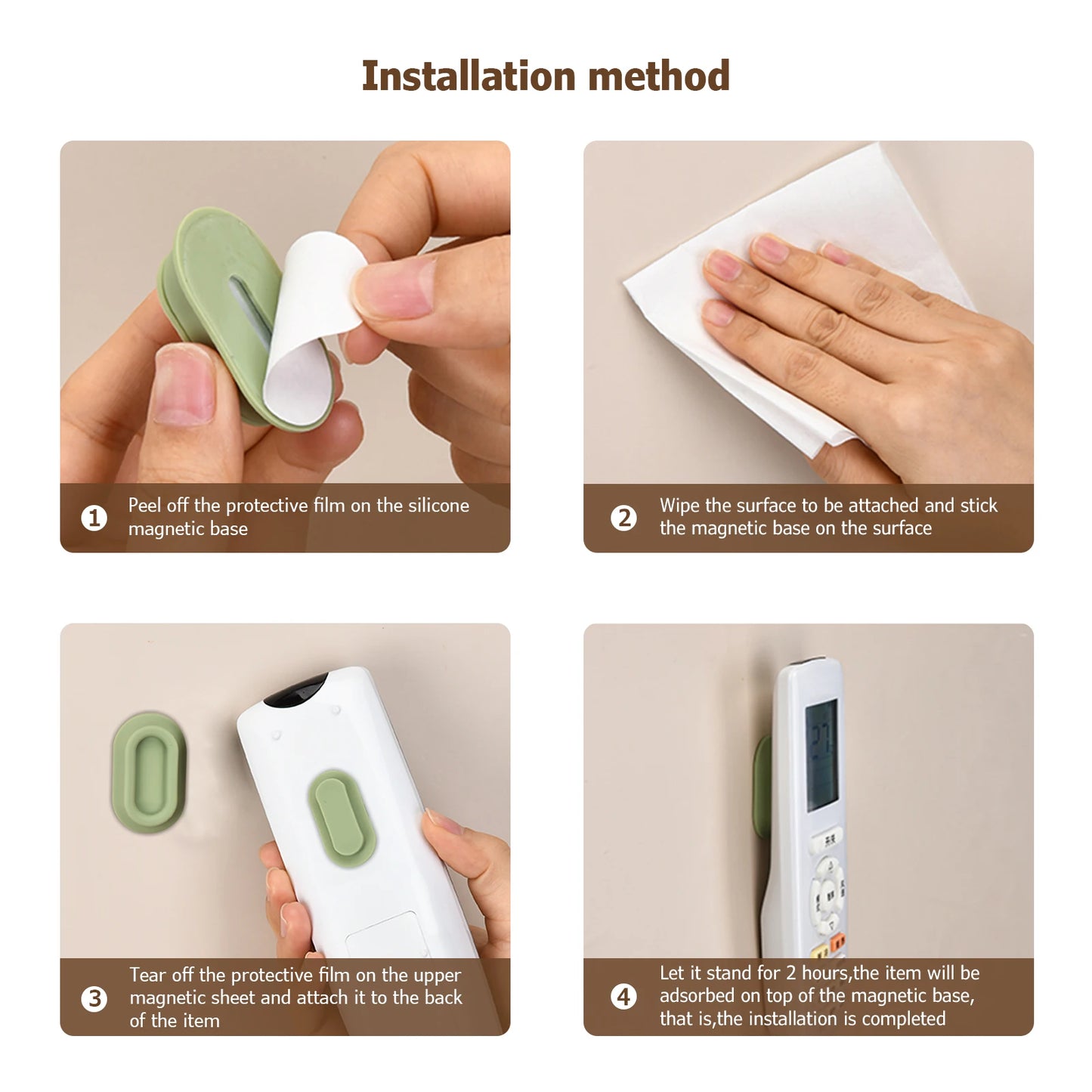 Magnetic Wall Mounted Remote Bracket