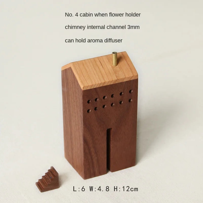 Japanese Style Wooden Incense Burner