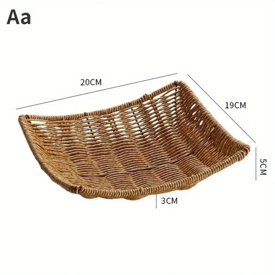 Handwoven Rattan Storage Basket