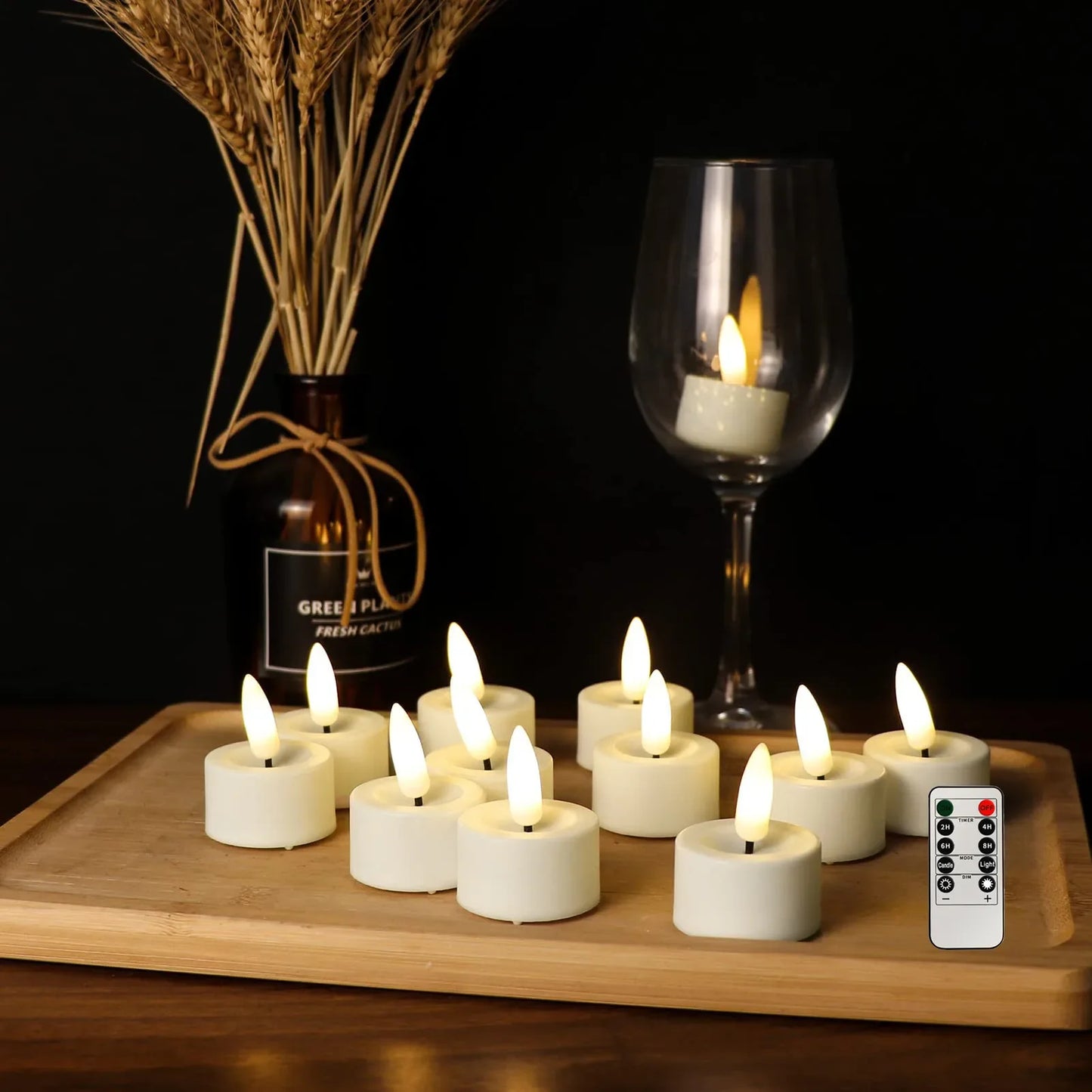 Led Flameless Tea Light Candles