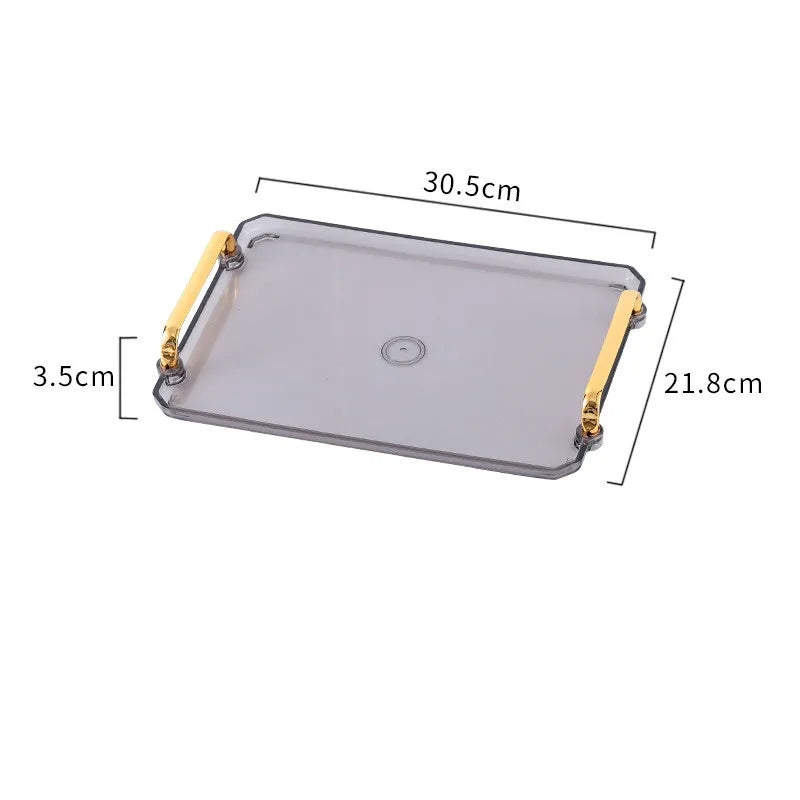Clear Multifunctional Polypropylene Rectangular Tray