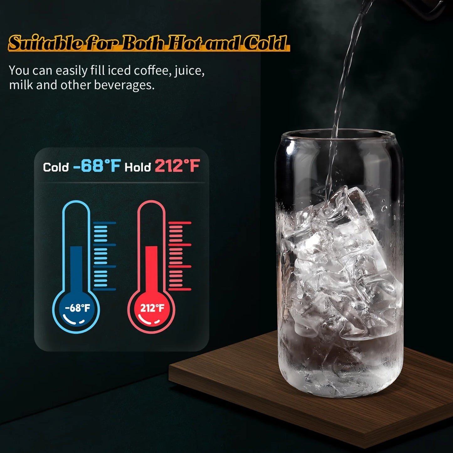 Can Shaped Glasses With Lids Straws