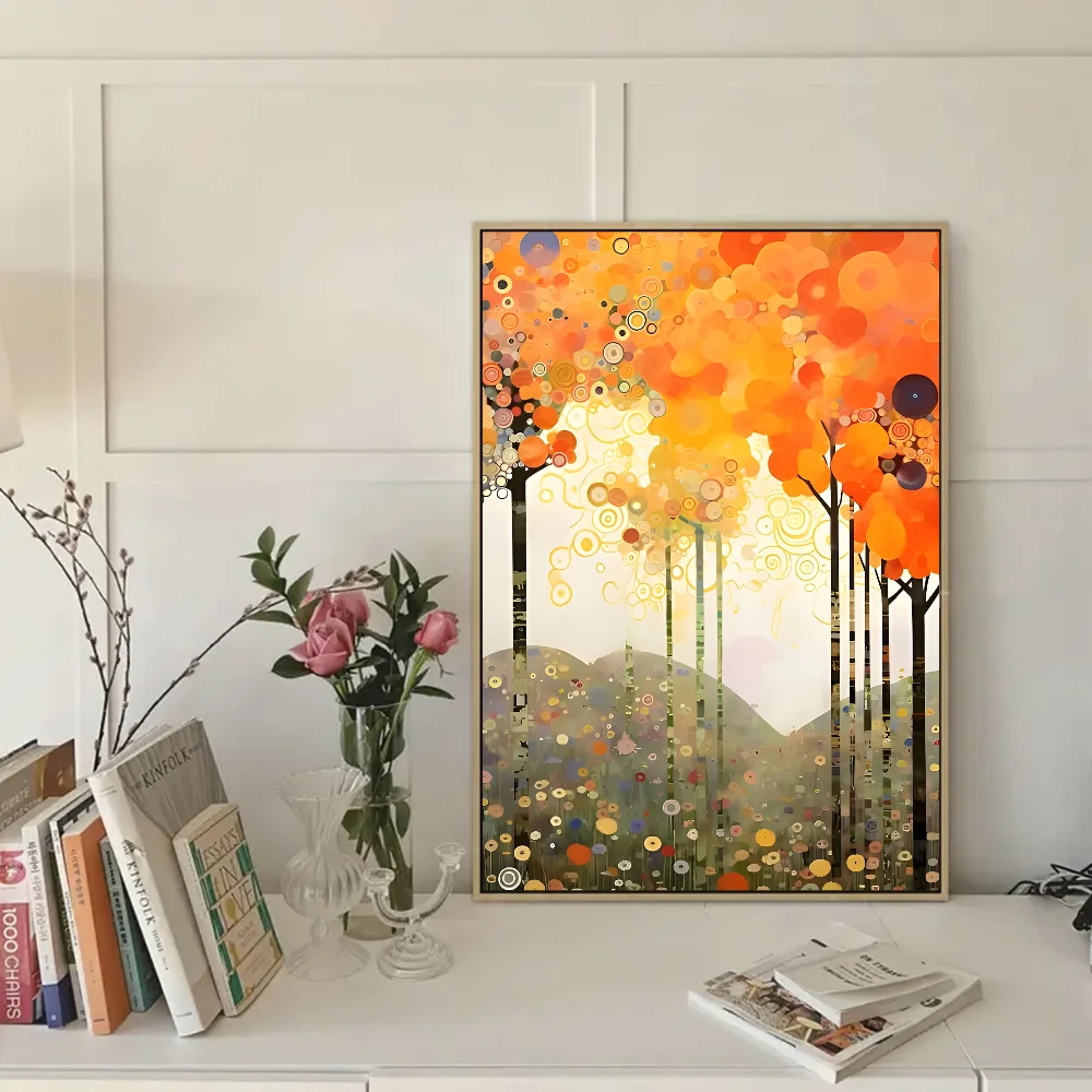 Klimt Symbolism Waterproof Sticker Poster