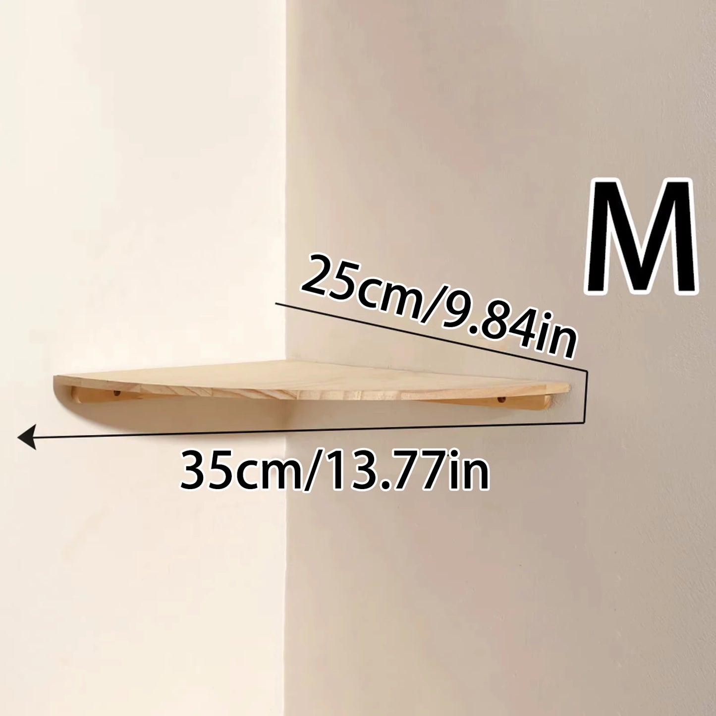 Wood Floating Corner Shelves for Any Room