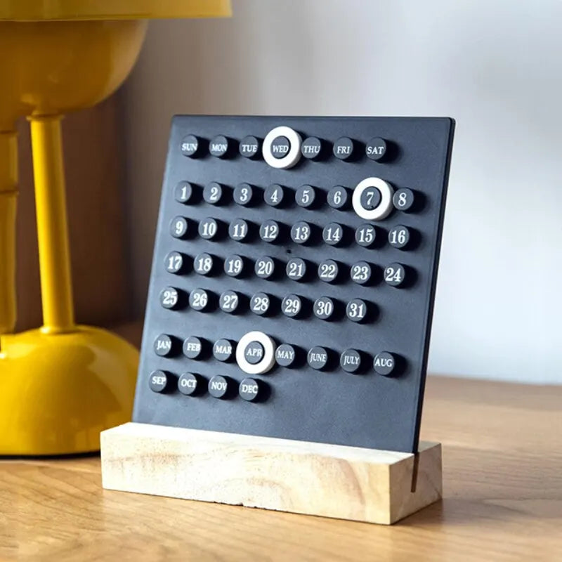 Handmade Acrylic Calendar Clock