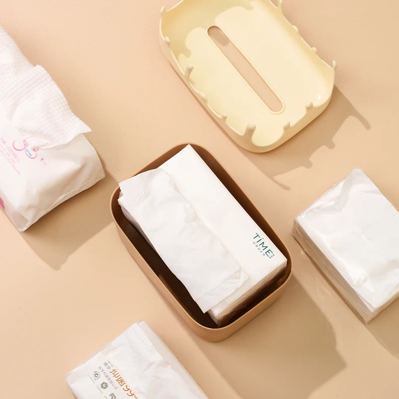 Cream Cake Tissue Box Decor