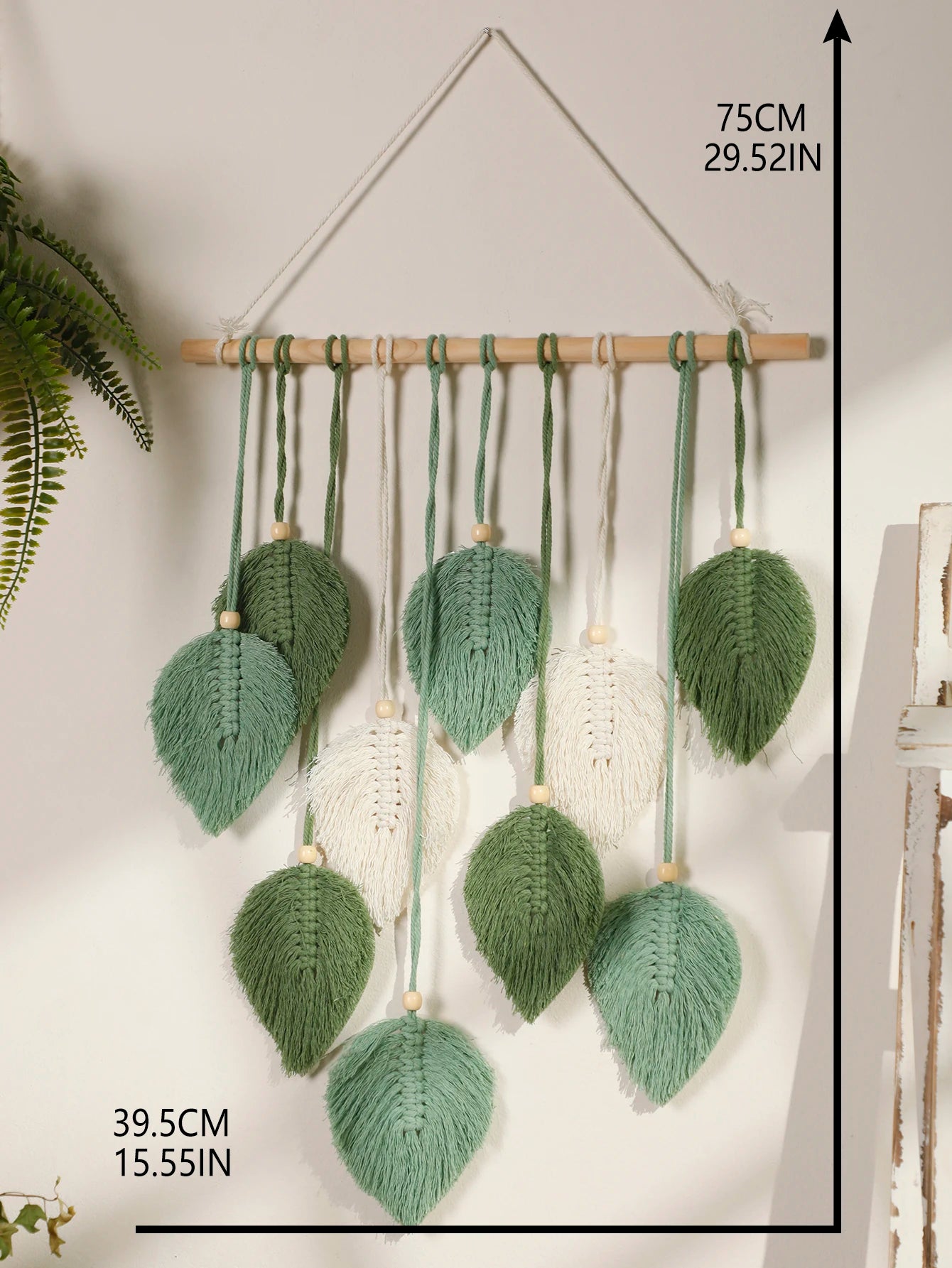 Leaf Macrame Tapestry Wall Decor
