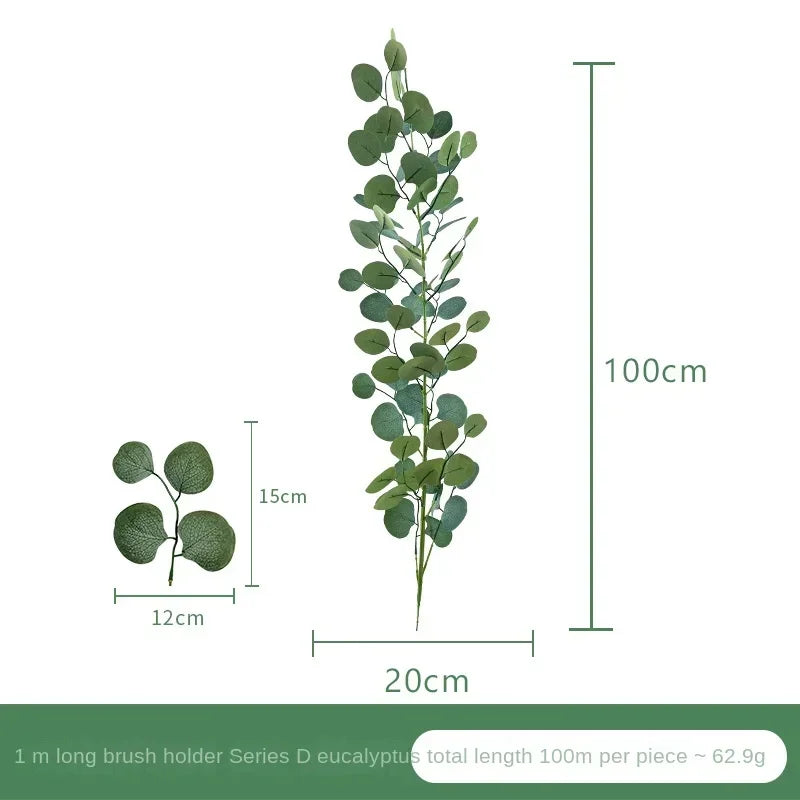 Artificial Eucalyptus and Bamboo Leaves