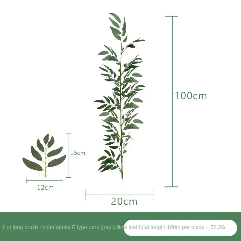 Artificial Eucalyptus and Bamboo Leaves