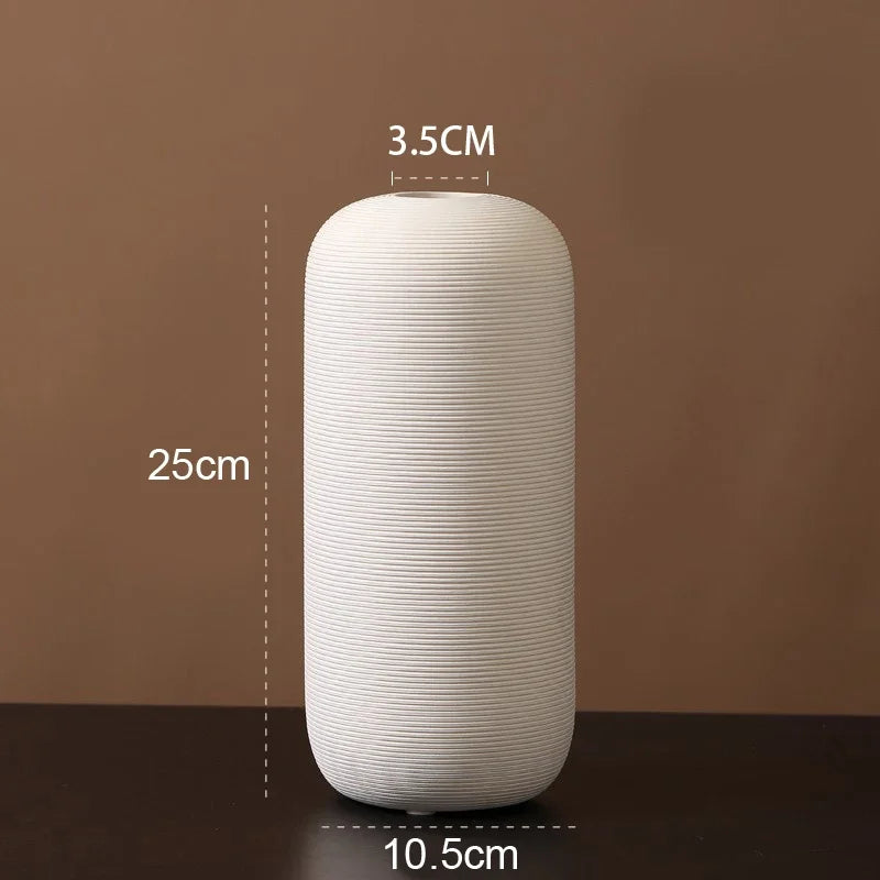 Minimalist Zen Ceramic Art Vase