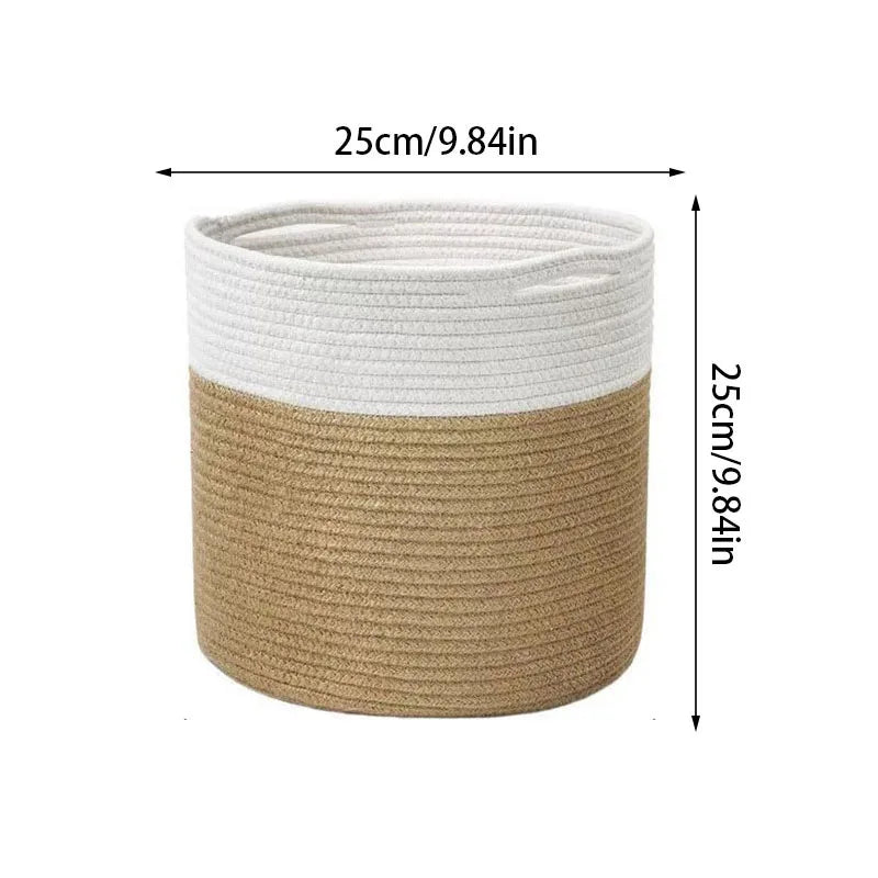 Cotton Rope Large Capacity Basket