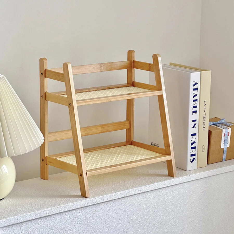 Bamboo Countertop Coffee Cup Holder
