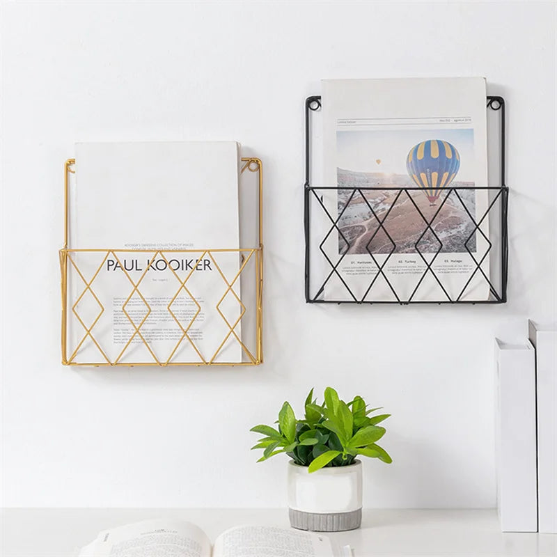 Modern Wall Mounted Magazine Rack