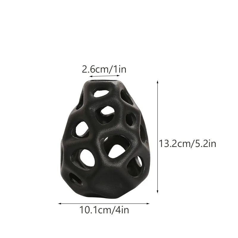 Hollow Out Ceramic Vase Set
