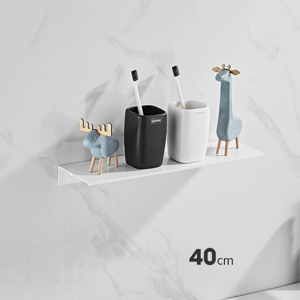 30/40/50CM Aluminum Floating Bathroom Shelf