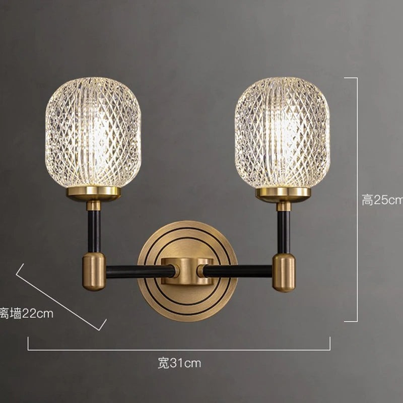 Postmodern Copper Wall Lamp