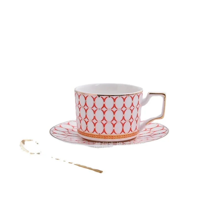 New Ceramic Blue Coffee Cup Set Gift