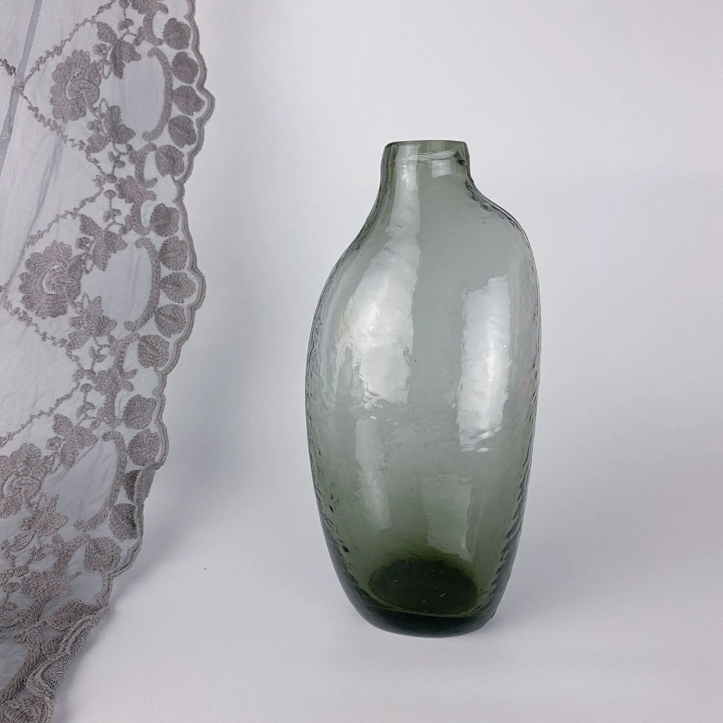 Hammered Glass Vase