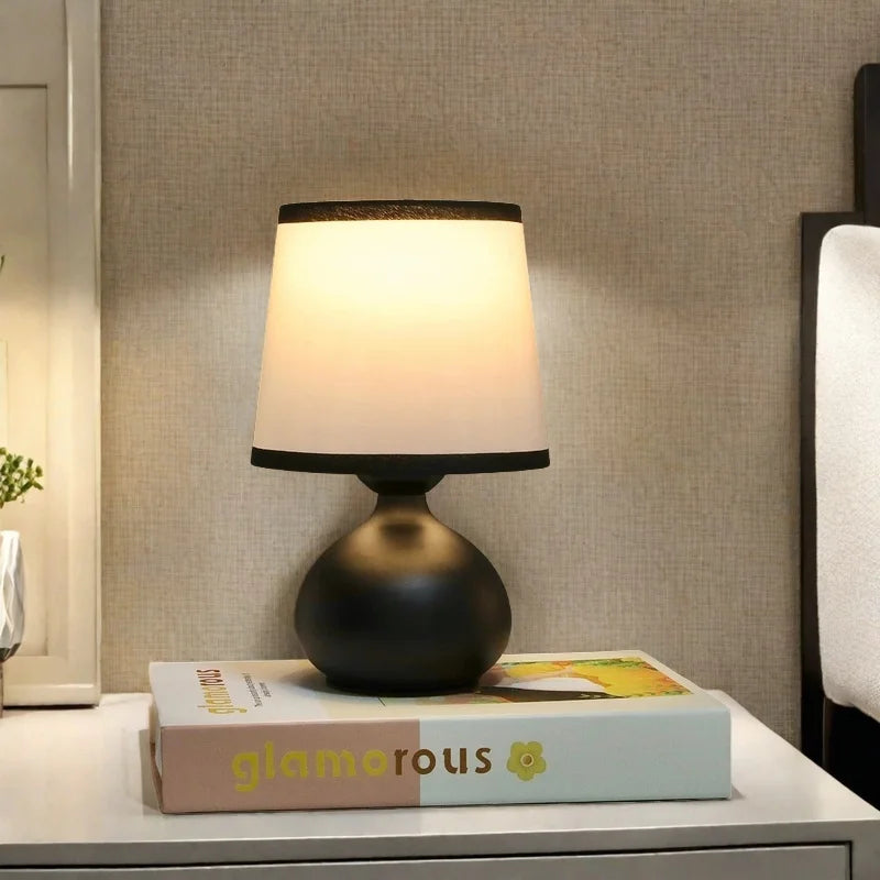 Modern Linen Art Table Lamp