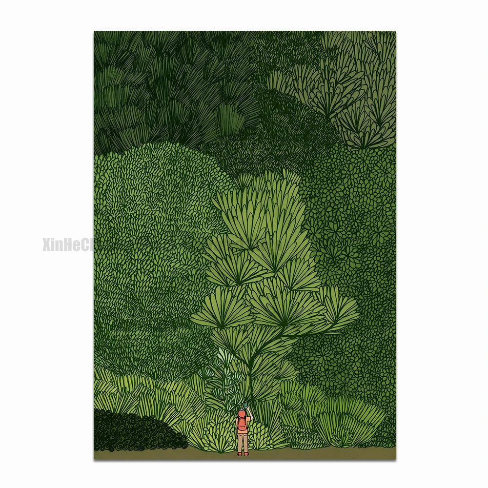 Green Forest Poster