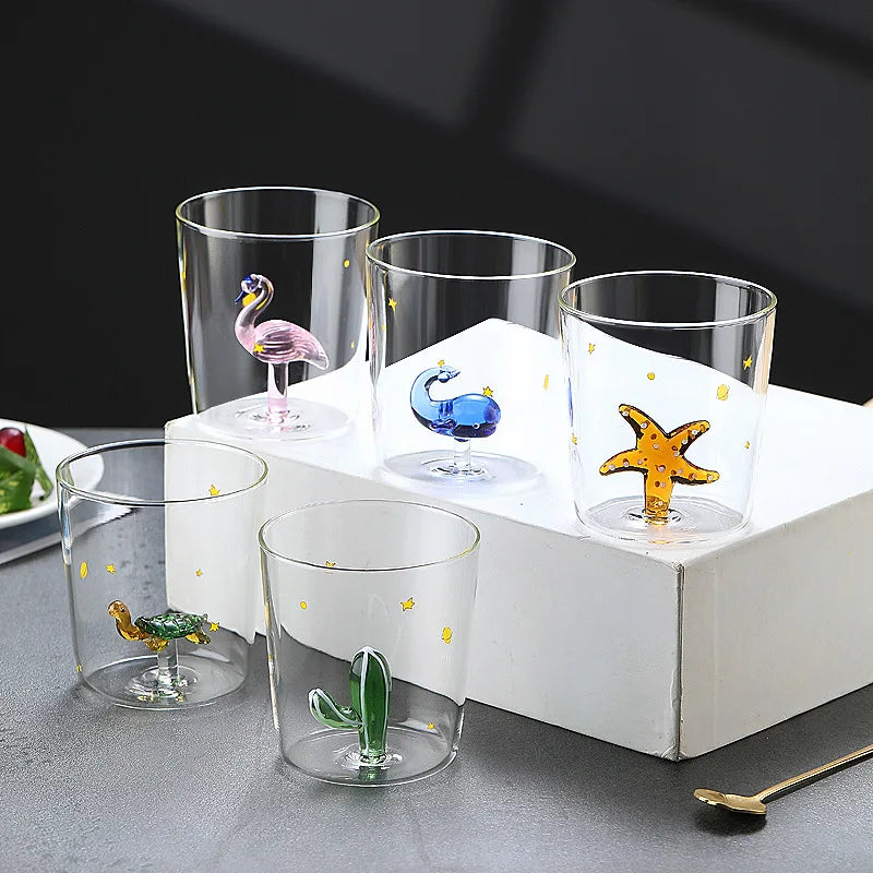 Artisanal Designer Ink Glass