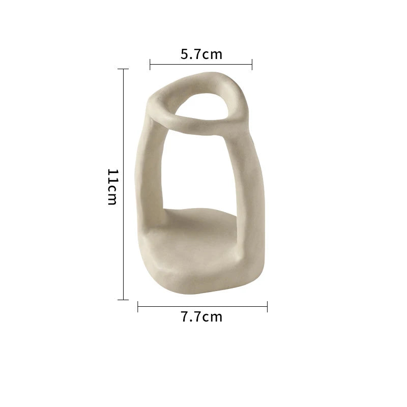 Nordic Ceramic Candlestick Holder