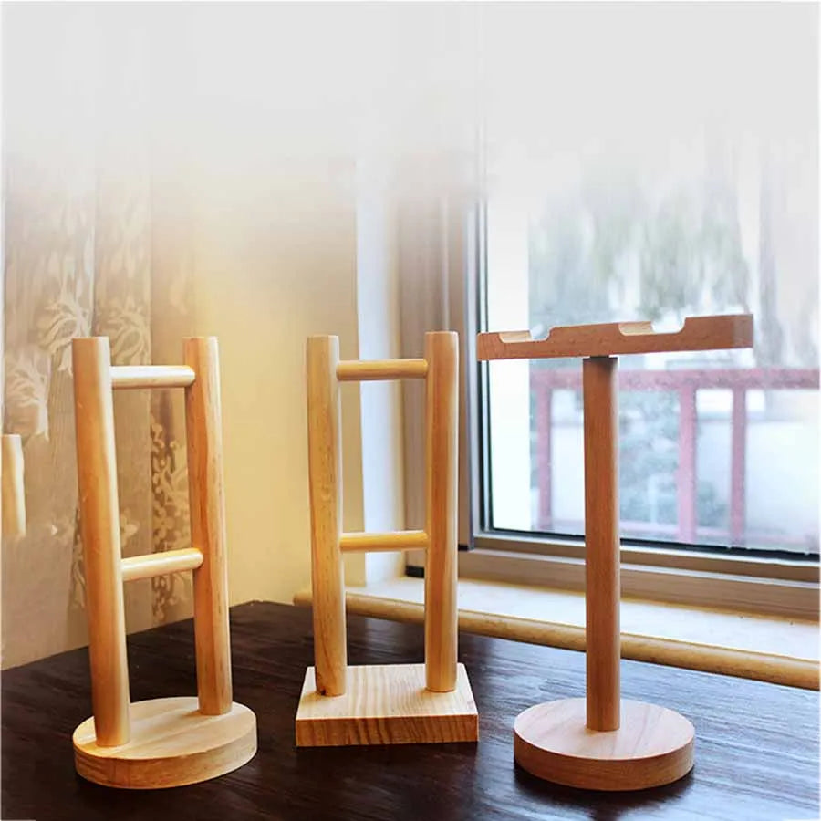 Solid Wood Headphone Stand Mount