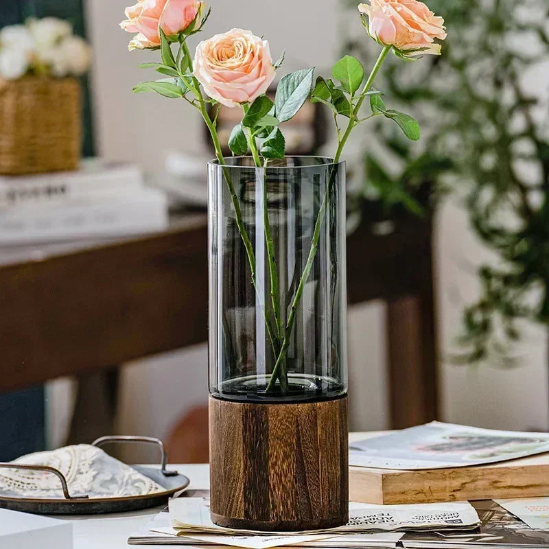 Simple European Hydroponic Glass Vase