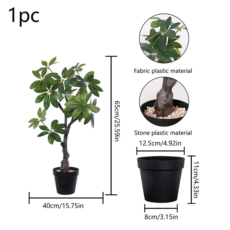 Artificial Olive Money Tree Plant