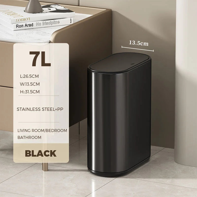 Stainless Steel Slimline Trash Can
